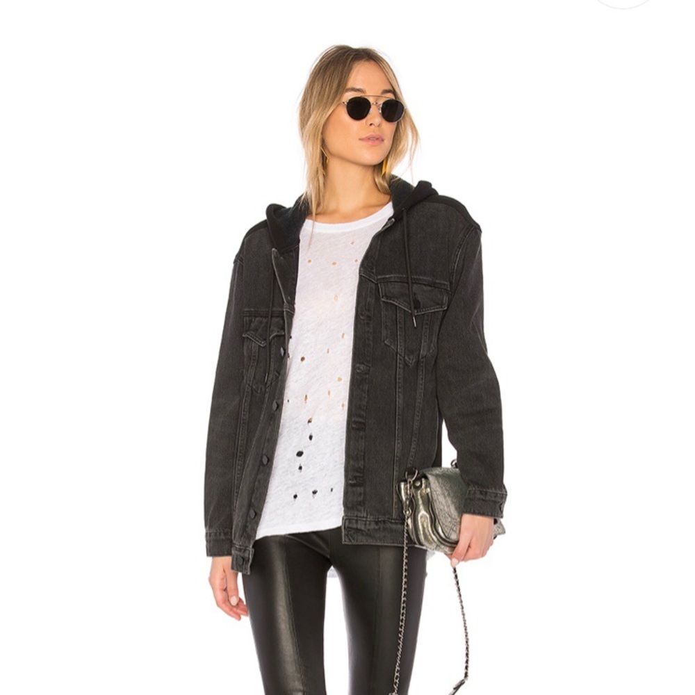 Alexander Wang Hoodie Denim Jacket